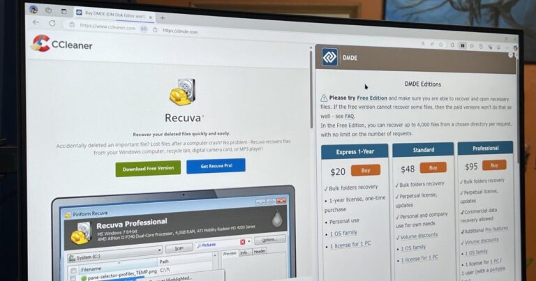 Recuva vs. DMDE: What is the best free data recovery software for you?