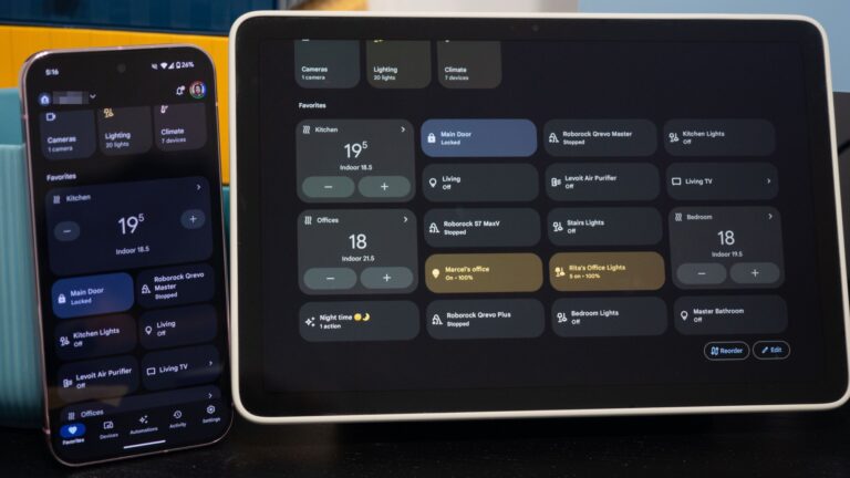 The smart home dashboard is my favorite Google feature ever