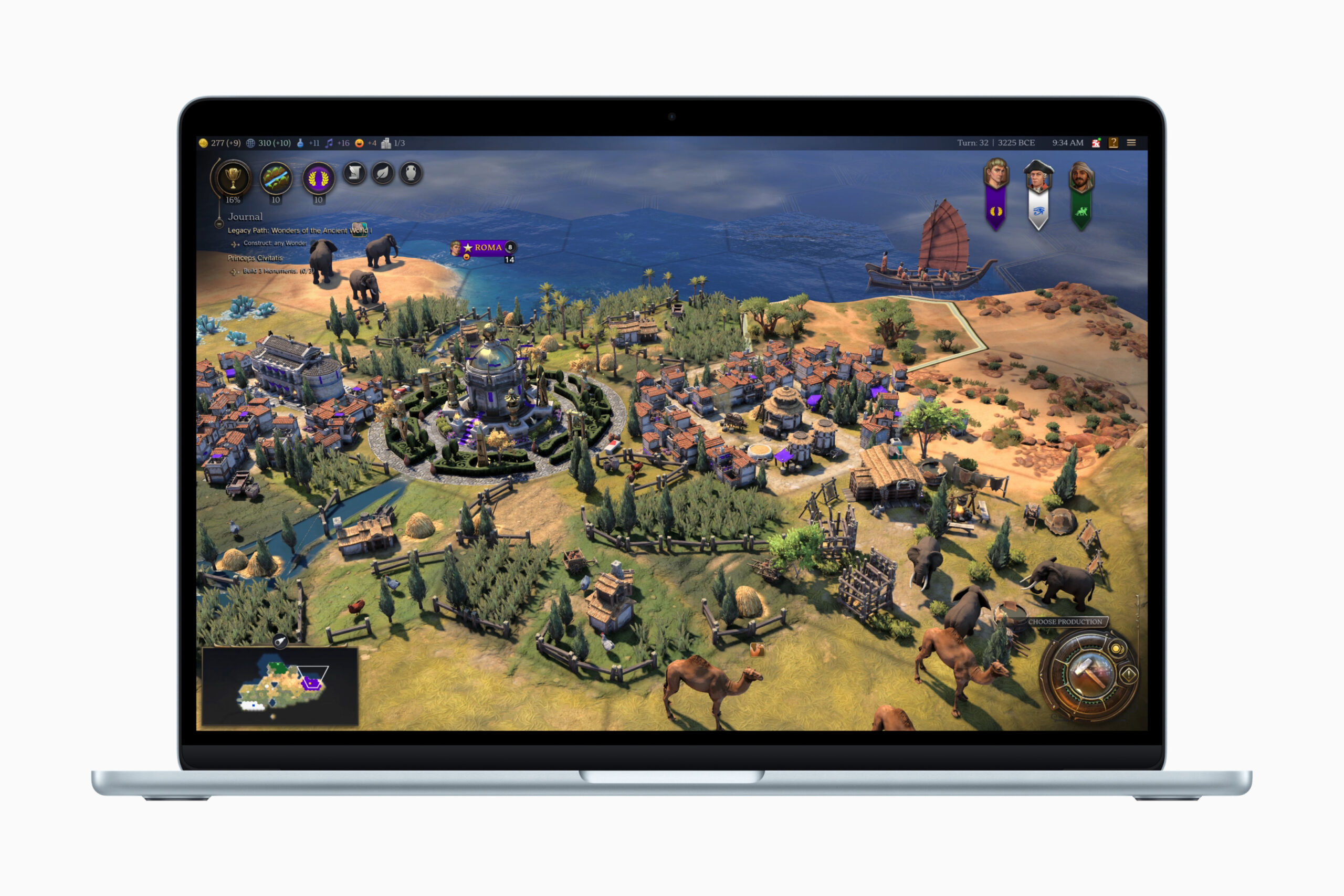 An MA4 MacBook Air Civilization that works 7.