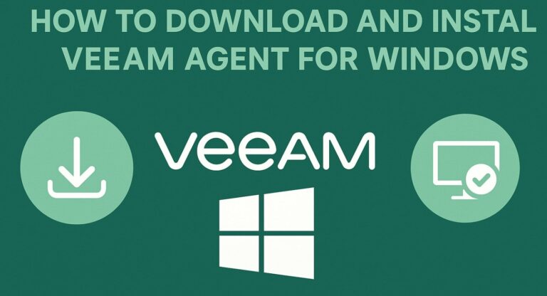 How to download and install Veeam Agent for Windows 11 or 10