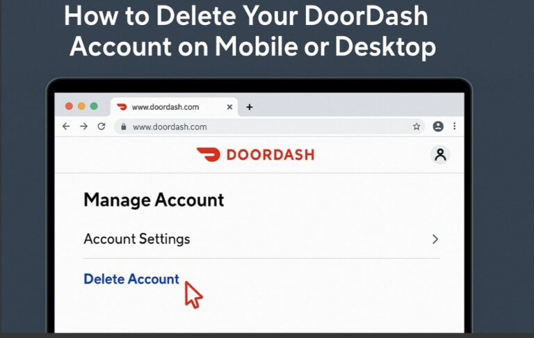 How to Delete Your Doordash Account on Mobile or Desktop
