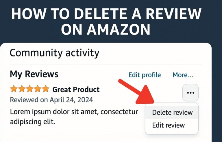 How to Delete a Summary in Amazon- Step by Step Guide