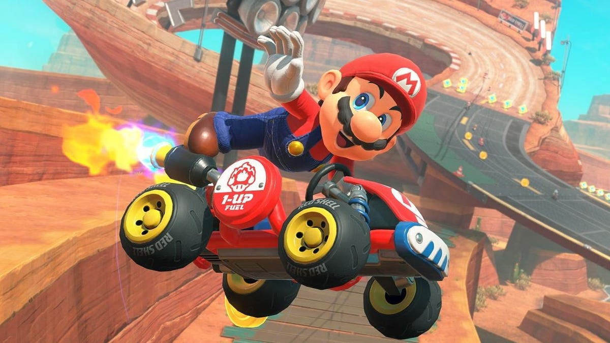 Mario Kart World as soon as it became easier in its larger piece yet