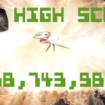 A Hollow Knight Silksong deathscreen, with high score.