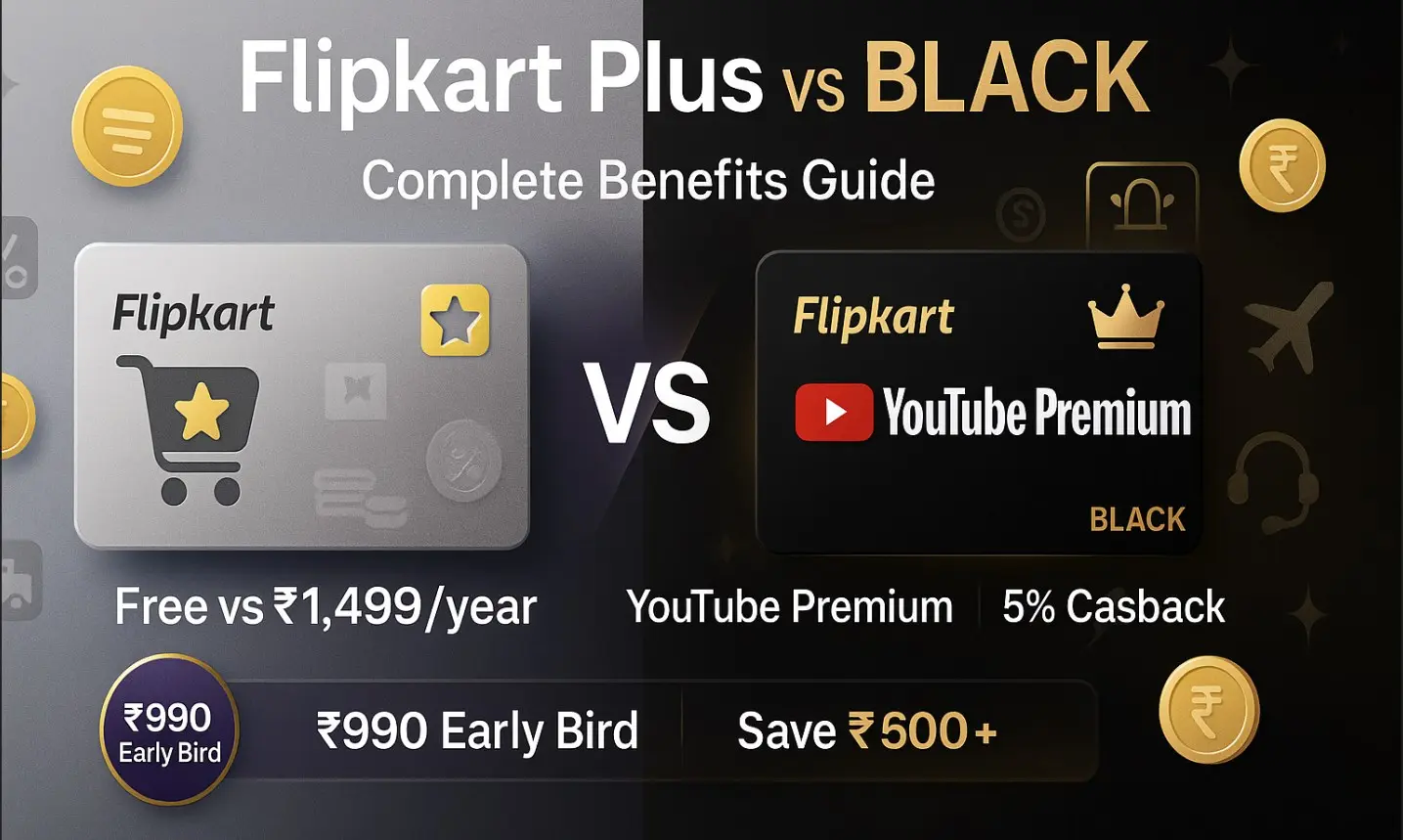 What are the Benefits of Flipkart Plus and Flipkart Black? What are the Benefits of Flipkart Plus and Flipkart Black?