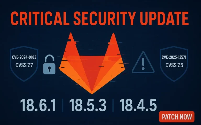 GitLab Releases Critical Security Updates 18.6.1, 18.5.3, 18.4.5: Fixes CI/CD cache leaks and DoS vulnerabilities