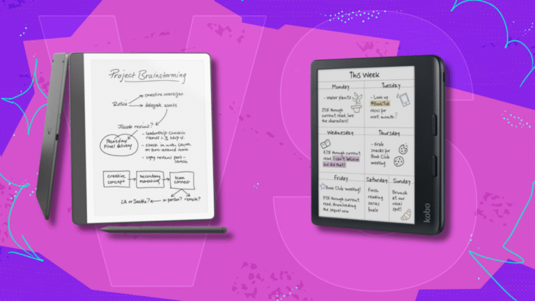 Kindle Scribe vs. Kobo Color Books